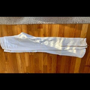 White gold zipper pants!